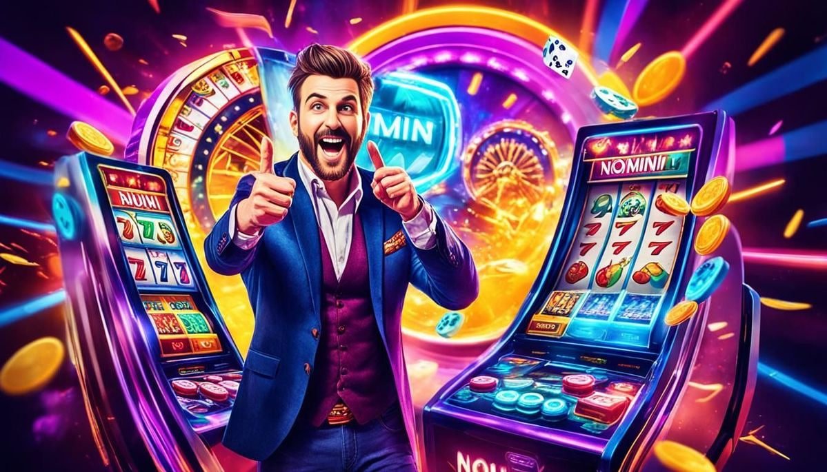 Platform slot60000 menampilkan berbagai kategori permainan di layar mobile